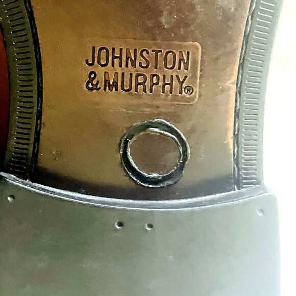 Johnston Murphy Wingtip Shoes Tan Brown Brogue Derby 11.5 Mens 1862 India Preppy main image 7